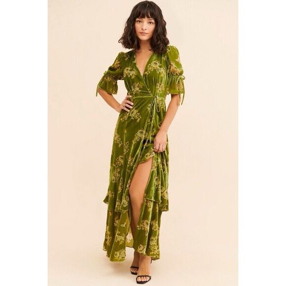 Hutch Dresses & Skirts - New Hutch Wrapped in Velvet Maxi Dress Size Medium